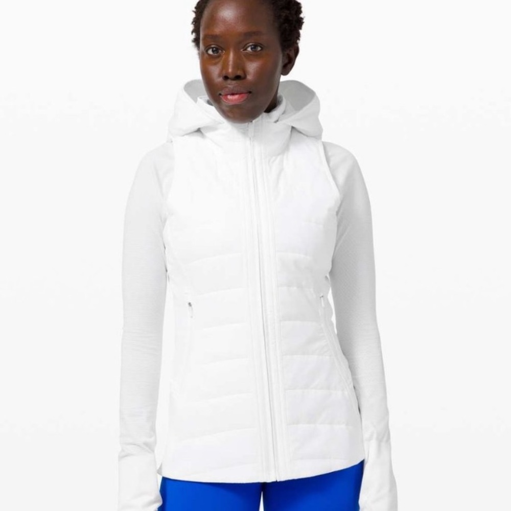 Lululemon Another Mile Hooded Vest White